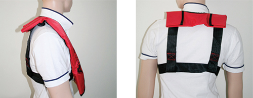 Image 3 of Alpha Inflatable Lifejacket - red (170N, ISO 12402-3)