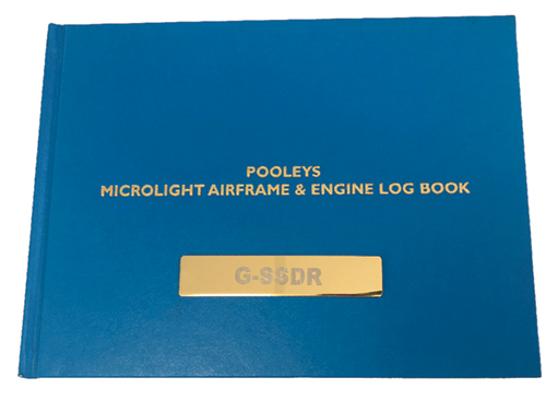 Pooleys Microlight Airframe & Engine Log BookImage Id:175196