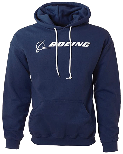 GIFTS | Boeing Merchandise | BOE101 NAVY | Signature logo Boeing Hoodie ...