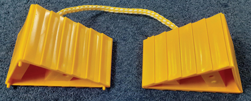 Image 1 of Yellow Plastic Chocks