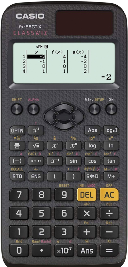 Casio FX-85GT X Black Solar Scientific Calculator