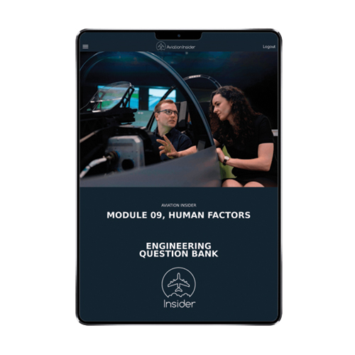Image 0 of EASA PART 66 – MODULE 9: HUMAN FACTORS – QUESTION BANK