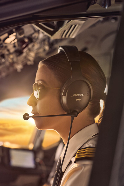Image 11 of Bose A30 Headset with Dual Plug (Fixed-Wing), Bluetooth, High Impedance and Straight Cable (857641-3120)
