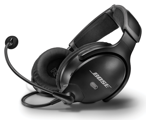 Bose A30 Headset with Dual Plug (Fixed-Wing), Non-Bluetooth, High Impedance and Coiled Cable (857641-R120)Image Id:178540