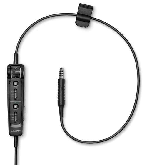 Bose A30 Cable with U174 plug (Helicopter), Bluetooth, High Impedance, Coiled Cable (857642-T130)
