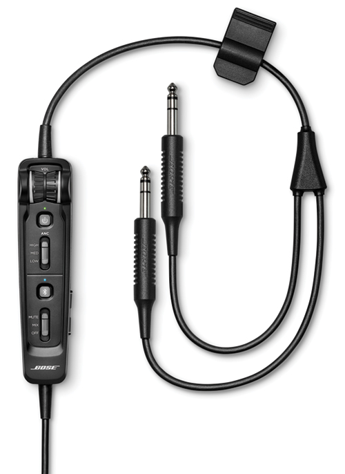 Bose A30 Cable with U174 plug (Helicopter), Non-Bluetooth, High Impedance, Straight Cable (857642-2130)