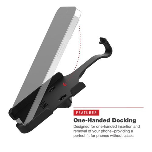 Image 4 of iphone 13 and 14 holder Holder. RAM-HOL-AP38. Form-Fit Holder for Apple iPhone 13, 13 Pro, 14 & 14 Pro