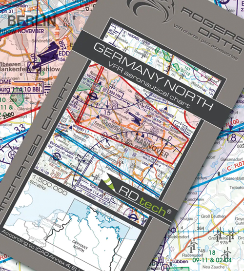 2023 Germany North VFR Chart 1:500 000 - Rogersdata