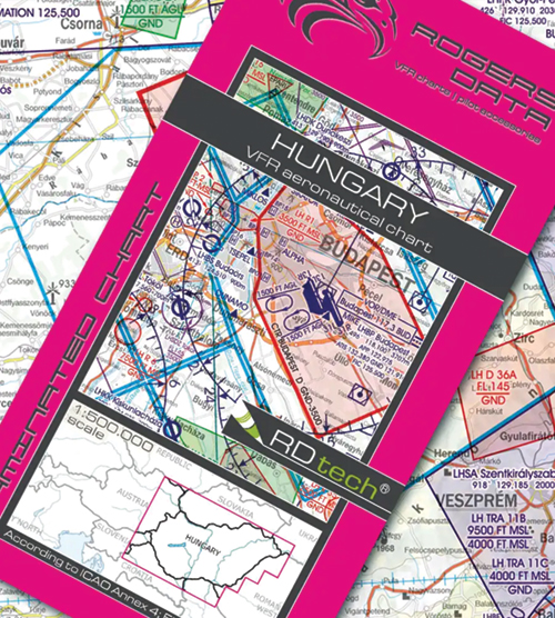 2024 Hungary VFR Chart 1:500 000 - RogersdataImage Id:179176