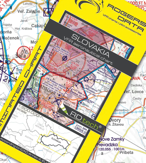 2024 Slovakia VFR Chart 1:500 000 - Rogersdata