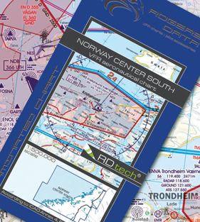 Image of2026 Norway Centre South VFR Chart 1:500 000 - Rogersdata