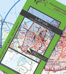 Image of2026 Latvia VFR Chart 1:500 000 - Rogersdata