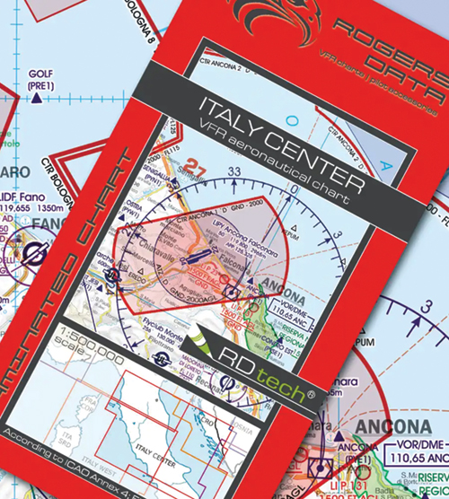 Image 0 of 2025 Italy Centre VFR Chart 1:500 000 - Rogersdata