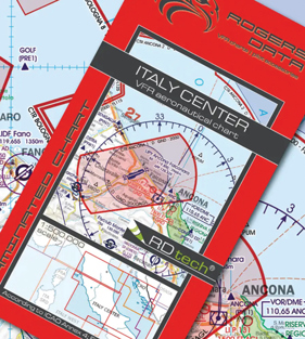 2025 Italy Centre VFR Chart 1:500 000 - Rogersdata