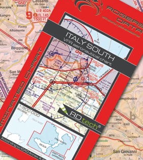 2025 Italy South VFR Chart 1:500 000 - Rogersdata