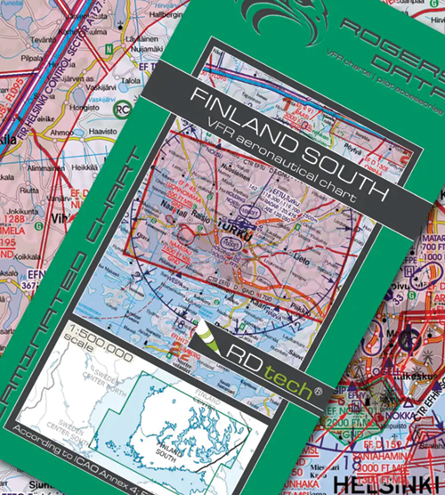 2023 Finland South VFR Chart 1:500 000 - RogersdataImage Id:179216