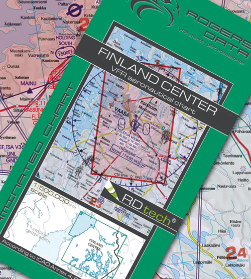 2023 Finland Center VFR Chart 1:500 000 - RogersdataImage Id:179217