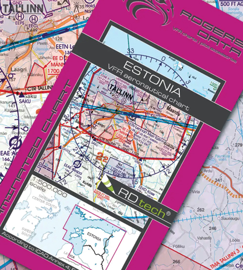 2023 Estonia VFR Chart 1:500 000 - Rogersdata