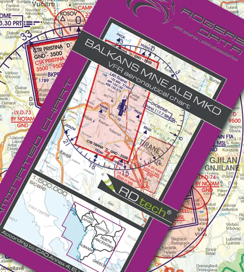 Image 0 of 2025 Balkans VFR Chart 1:500 000 - Rogersdata