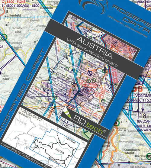 Image 0 of 2025 Austria VFR Chart 1:500 000 - Rogersdata