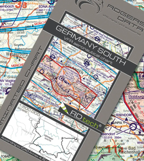 2026 Germany South VFR Chart 1:500 000 - Rogersdata