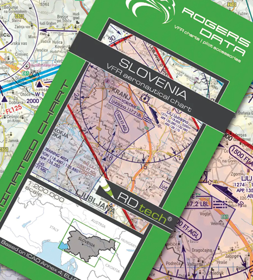 2024 Slovenia VFR Chart 1:200 000 - Rogersdata