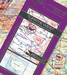 Image of2025 Turkey East VFR Chart 1:1 000 000 - Rogersdata