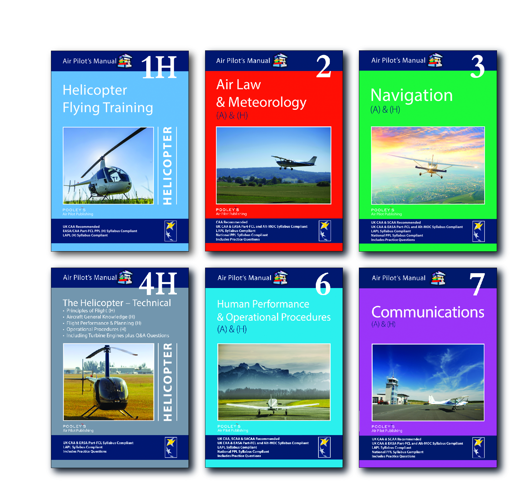 Air Pilot's Manual Volumes 1H, 2, 3, 4H, 6 & 7 for PPL (H) – Books