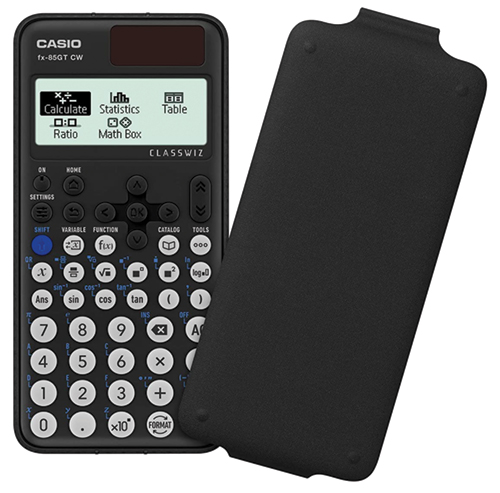 Image 1 of Casio FX-85GT CW Black Solar Scientific Calculator