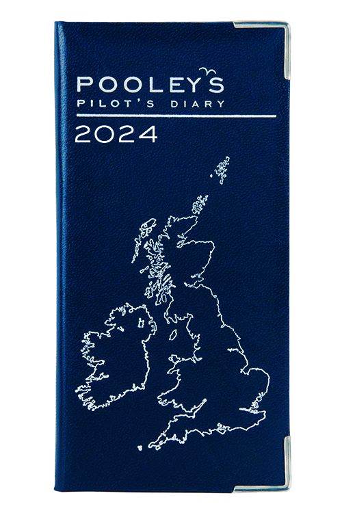 Pooleys Pilots Diary 2024 – BlueImage Id:196303