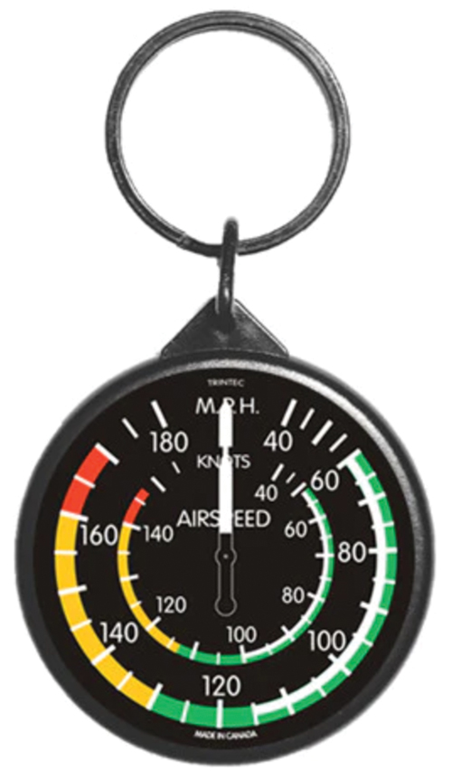 Image 0 of   2" Classic Airspeed Round Keyring