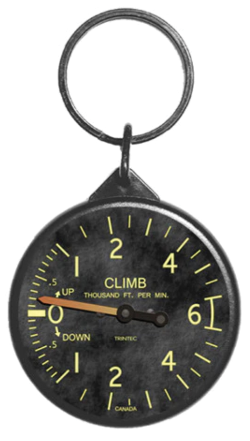 Image 0 of   2" Vintage Climb Round Keyring