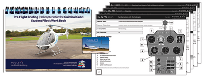Image ofPre-Flight Briefing (H) Cabri and R22 Powerpoint & Pilot's Work Books Combo