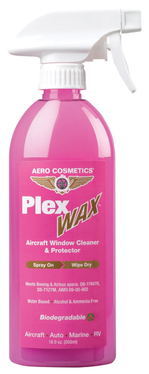 Plex Wax 500ml - Aircraft Window & Instrument Cleaner- Aero Cosmetics