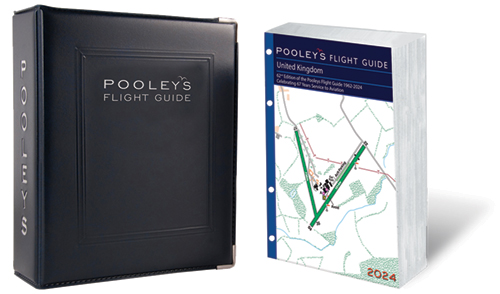 Pooleys 2024 United Kingdom Flight Guide – Loose-leaf with BinderImage Id:197283