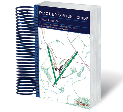 Pooleys 2024 United Kingdom Flight Guide – Spiral Edition