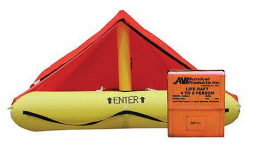 Survival Life Raft 4-6 person with Canopy (UK MAINLAND ONLY - 3 DAYSImage Id:198240