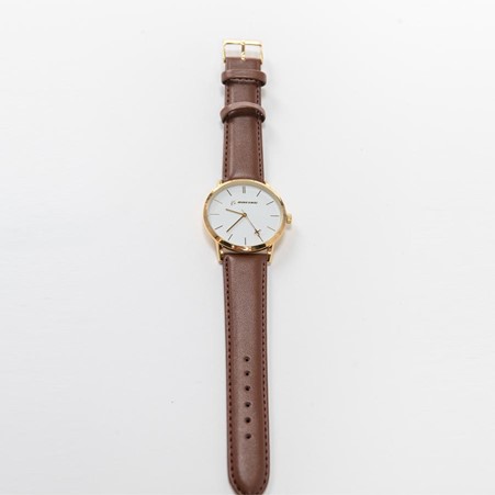 Image 1 of Boeing Women's Gold Rotating Airplane Watch
