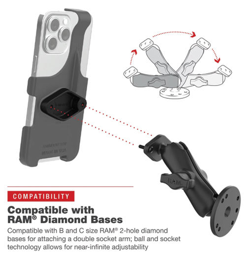 Holder for Apple iPhone 13 Pro Max, 14 Plus/Pro Max and 15 PlusImage Id:204470