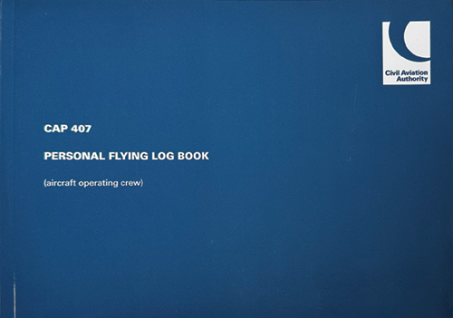 Image 0 of CAP 407 - Personal Flying Log Book (Aircraft Operating Crew)