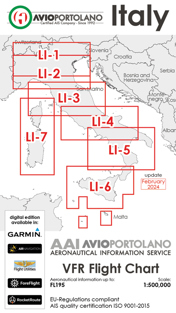 2024 Italy Aerotouring VFR Flight Charts