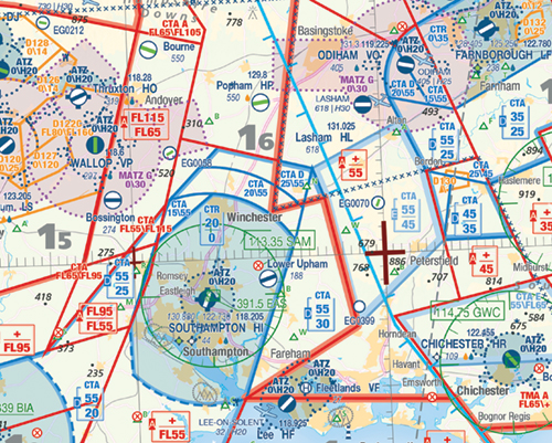 Air Million Zoom Edition 2024 – 1:500 000 Southern England & WalesImage Id:205337