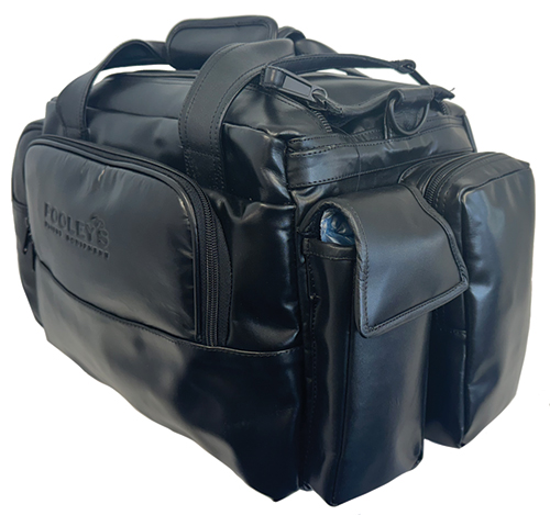 Pooleys Black Leather Pilot's BagImage Id:206326