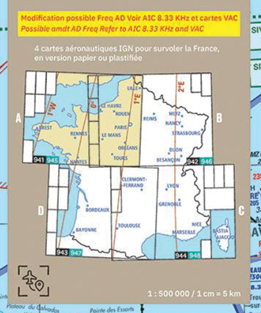 2024 France ICAO Charts - Laminated or Paper 1:500,000