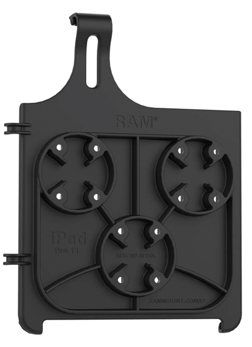 Image 3 of iPad Pro 11" Holder. RAM-HOL-AP23. EZ-Roll’r™ - Holder for Apple iPad Pro 11" (1st - 4th Gen), Air 4 & 5