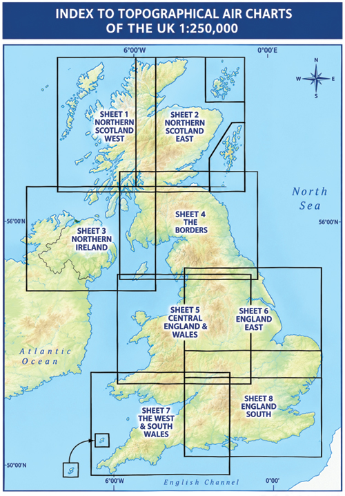 Image 1 of CAA UK Charts 1:250,000 Scale 
