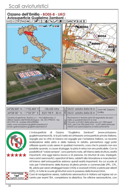 Image 3 of 2026 AvioPortolano VFR Italy Flight Guide 