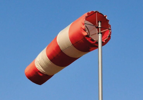 Image 0 of 12ft Windsock Red and White