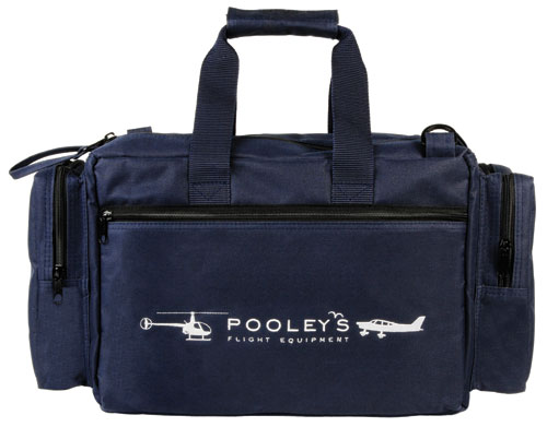 FC-8 Pooleys Pilot’s Flight Bag (Navy Blue or Black)Image Id:41636