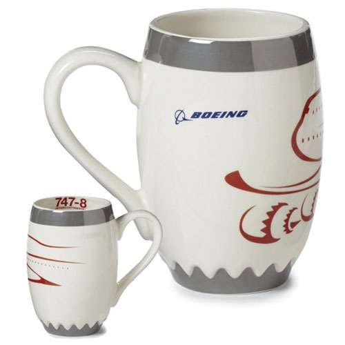 Boeing 747-8 Intercontinental Engine Mug